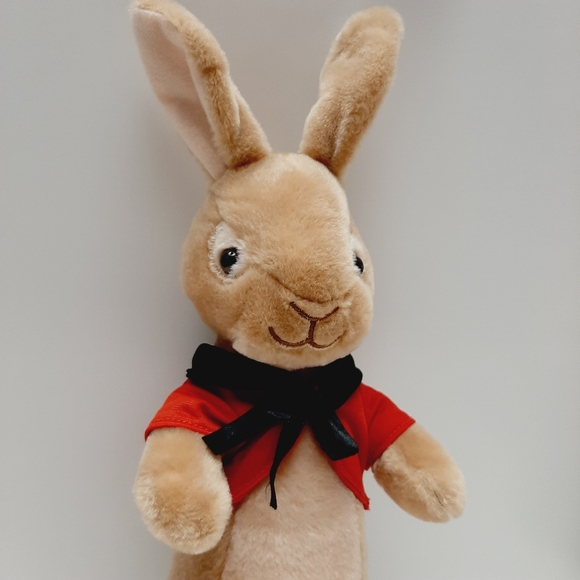 🍒 Peter Rabbit Flopsy Sister w/ Red Jacket Plush Soft Kids Toy Factory - Picture 3 of 10